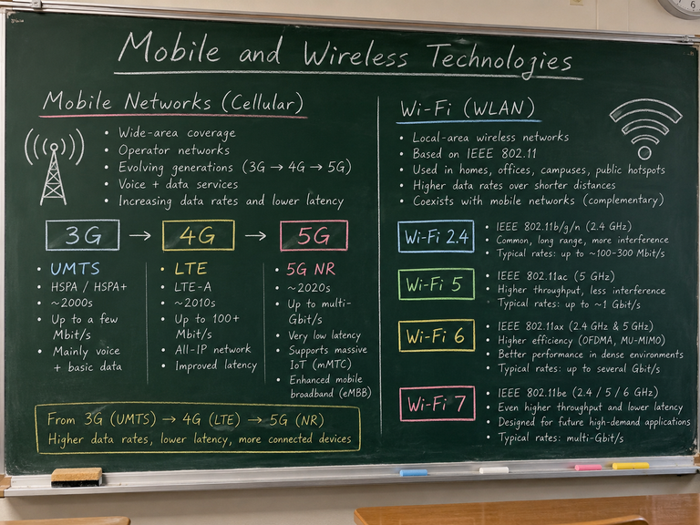 Tecnologie mobili e wireless alla lavagna